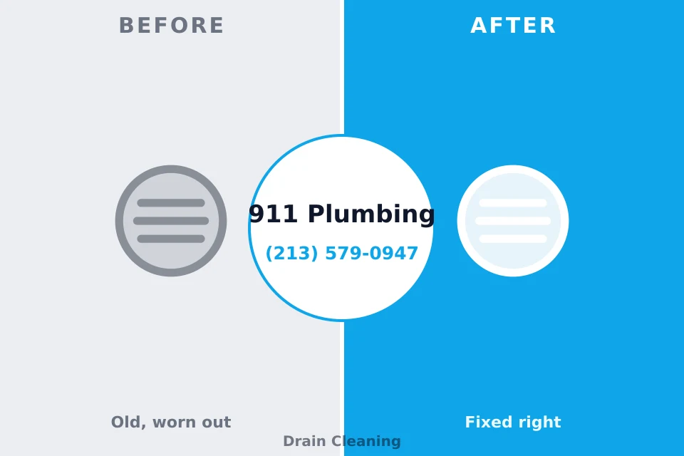Before and after: plumbing company Moundridge, KS